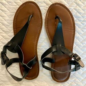 Black Strappy Sandals